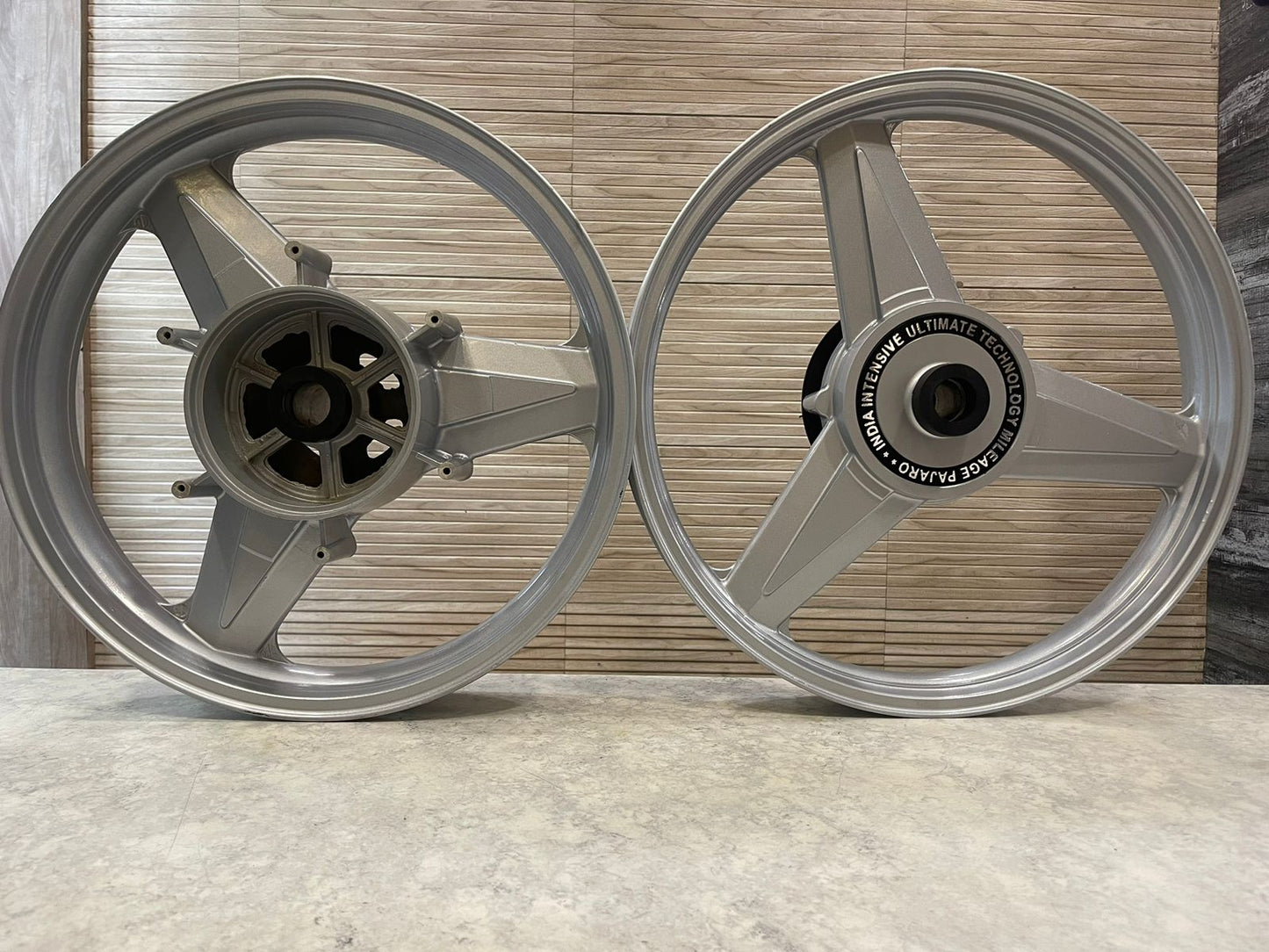 PAJERO DIAMOND MERCEDES ALLOY FOR ROYAL ENFIELD REBORN CLASSIC & NEW STANDARD DOUBLE DISC