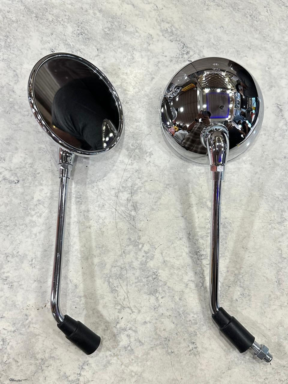 Chrome mirror for royal enfield classic electra and standard