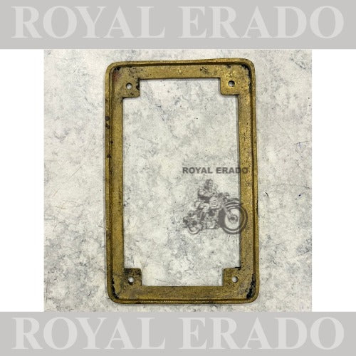Royal Enfield Classic Electra Standard vintage model brass number plate frame