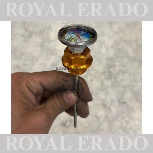 Oil gauge show temperature as bike heats up for Royal Enfield Classic Electra Standard from 2012 to 2020 model