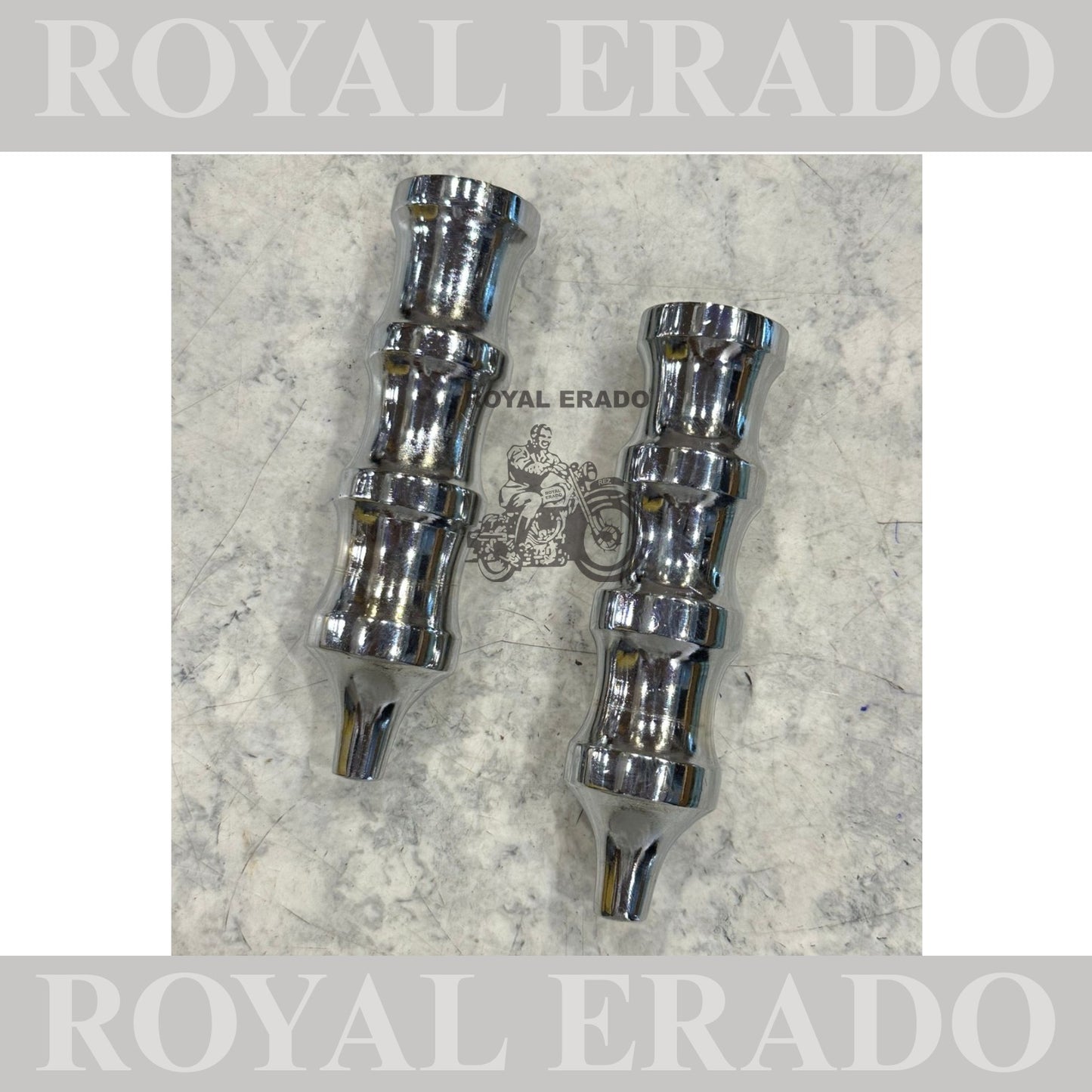Royal Enfield footrest in chrome