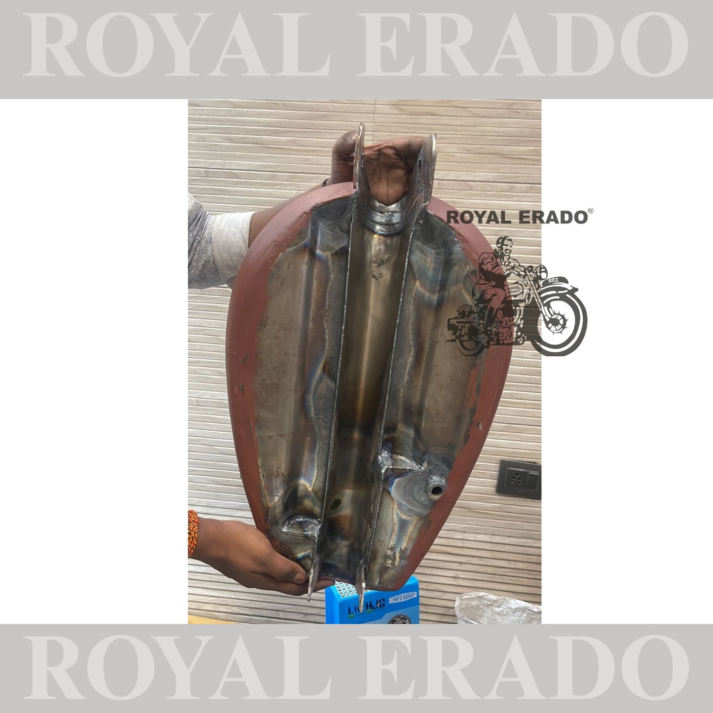 Royal Enfield Classic Electra Standard raw non-painted tank old model style 13 to 14 litter tank.