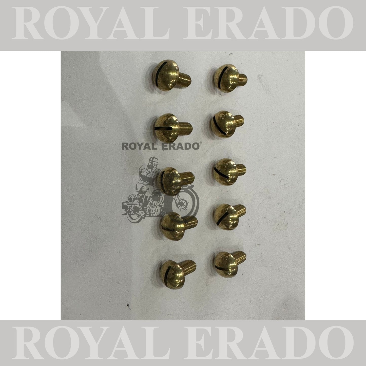 Royal Enfield brass mudguard screws 10 peace's for Classic Electra and Standard