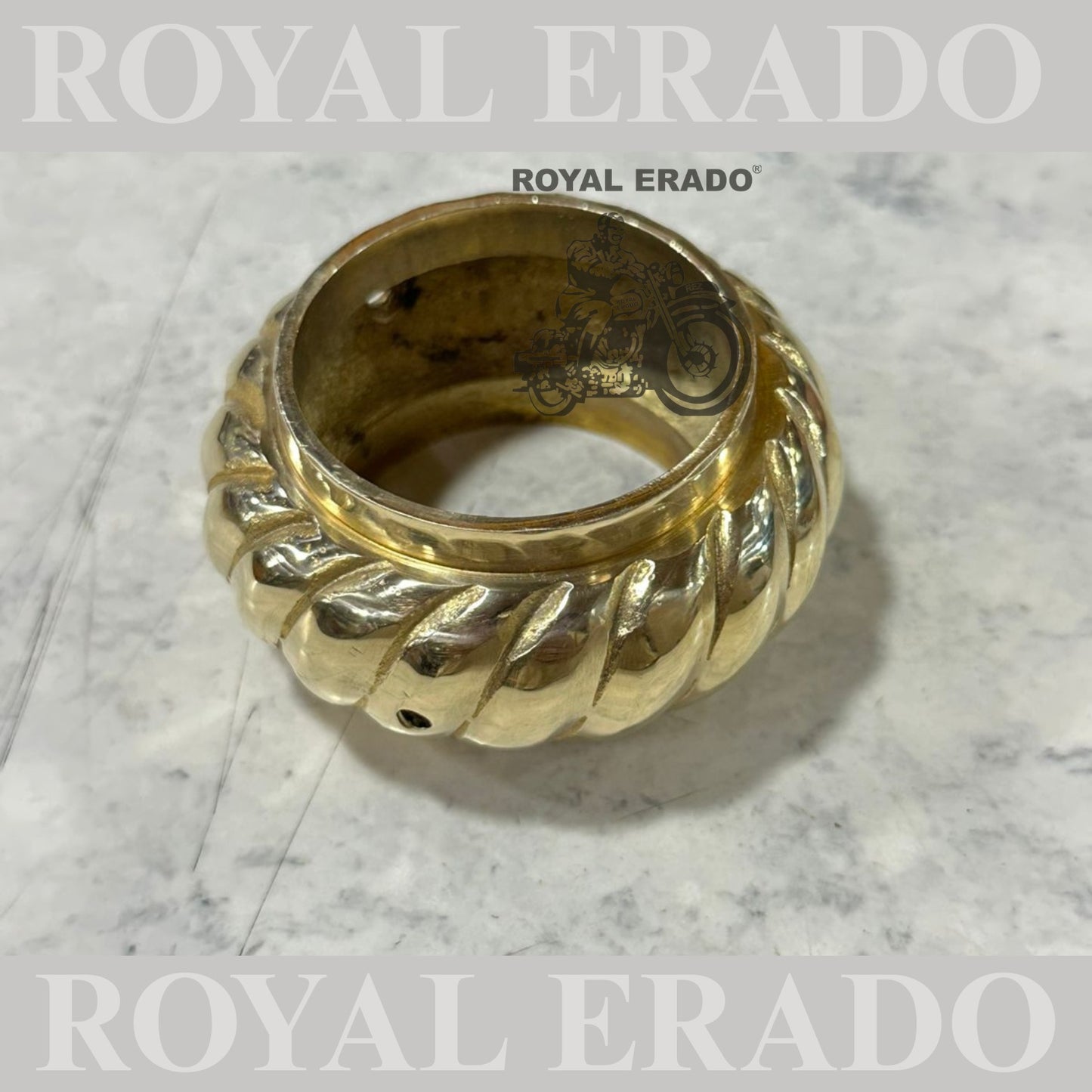 Royal Enfield indori silencer exhaust nut in brass for Classic Electra Standard and all vintage g2 old model Royal Enfield
