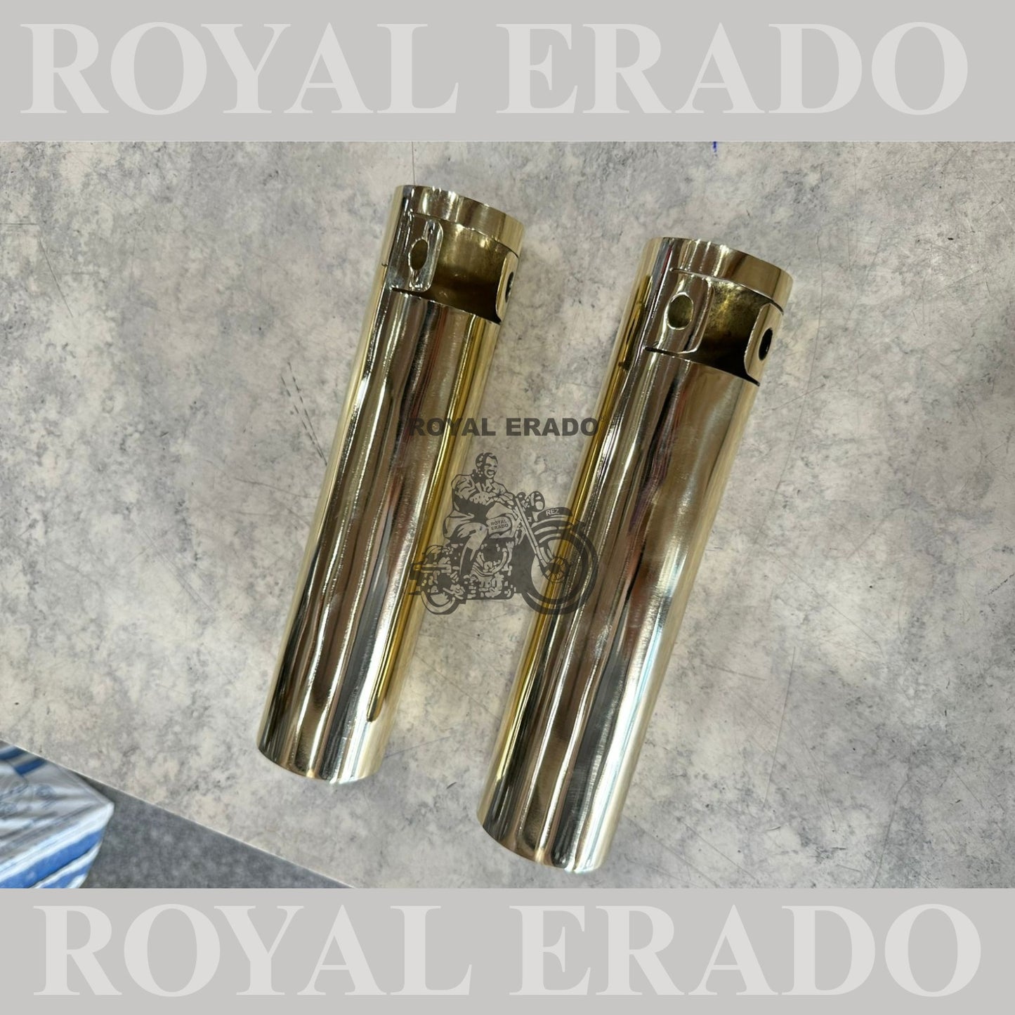 Royal Enfield vintage old model g2 brass front shocker cover shocker glass fit for all Classic Electra Standard