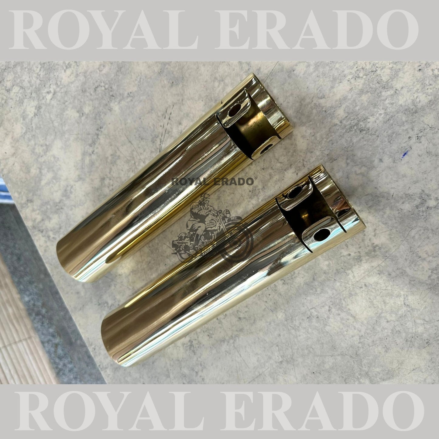Royal Enfield vintage old model g2 brass front shocker cover shocker glass fit for all Classic Electra Standard