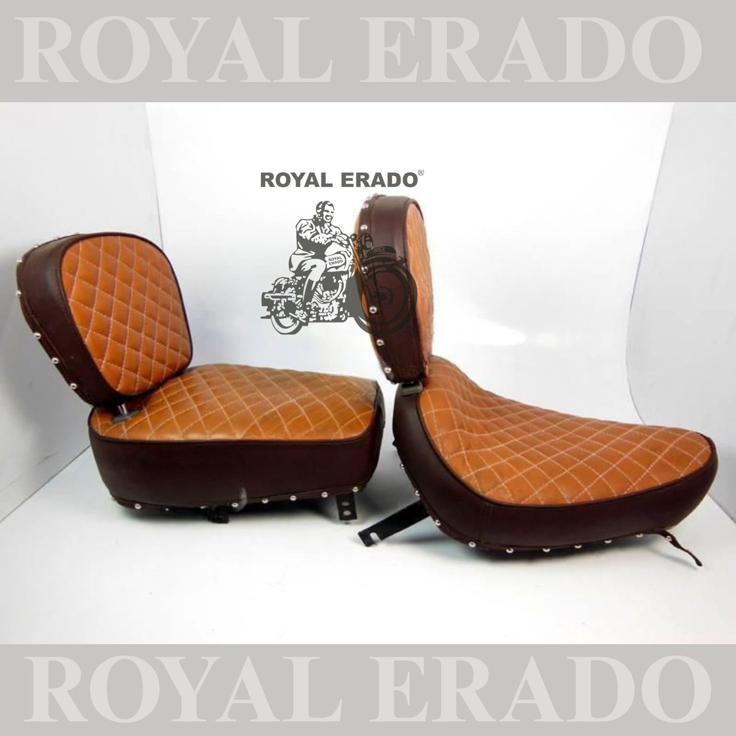 Royal Enfield Classic Electra Standard seat with backrest for touring comfortable seats.