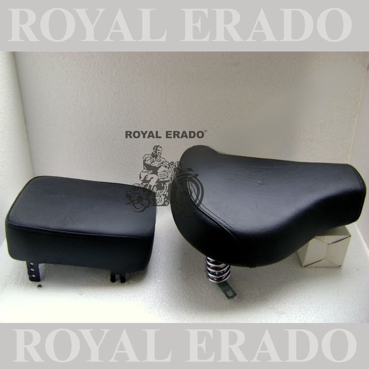 Royal Enfield Classic style seat with spring for Standard Electra.