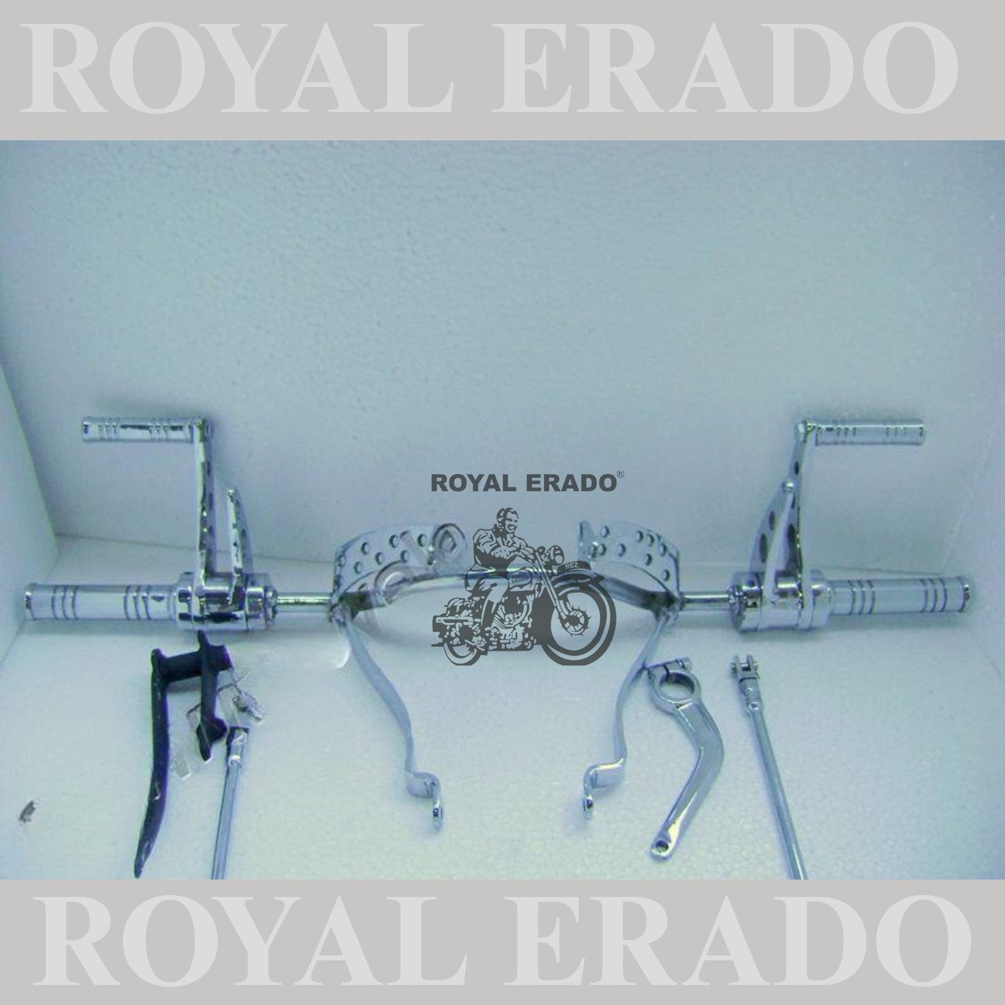 Royal Enfield Classic Electra Standard brake and gear lever extender kit assembly like avenger brake system
