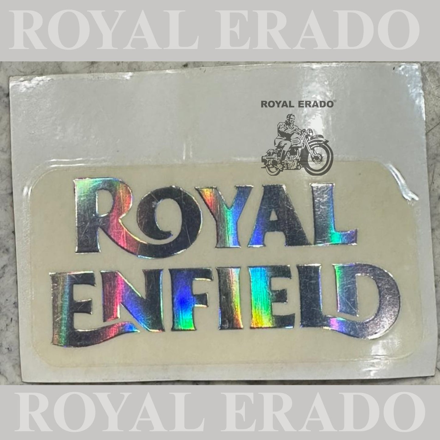 Royal Enfield rear mudguard sticker for Reborn Classic Electra Standard Battalion and vintage Royal Enfield 1962 g2 model