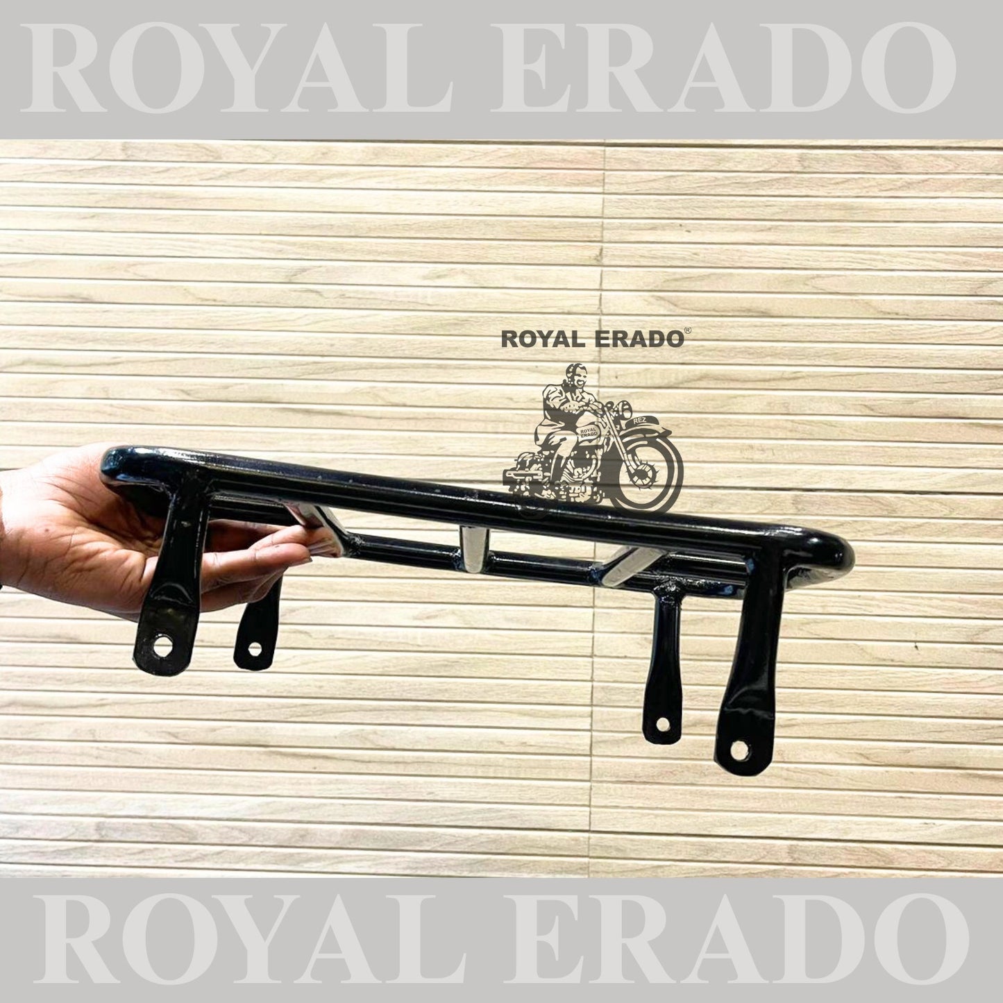 Royal Enfield vintage g2 old 1962 model rear pillion seat luggage carrier