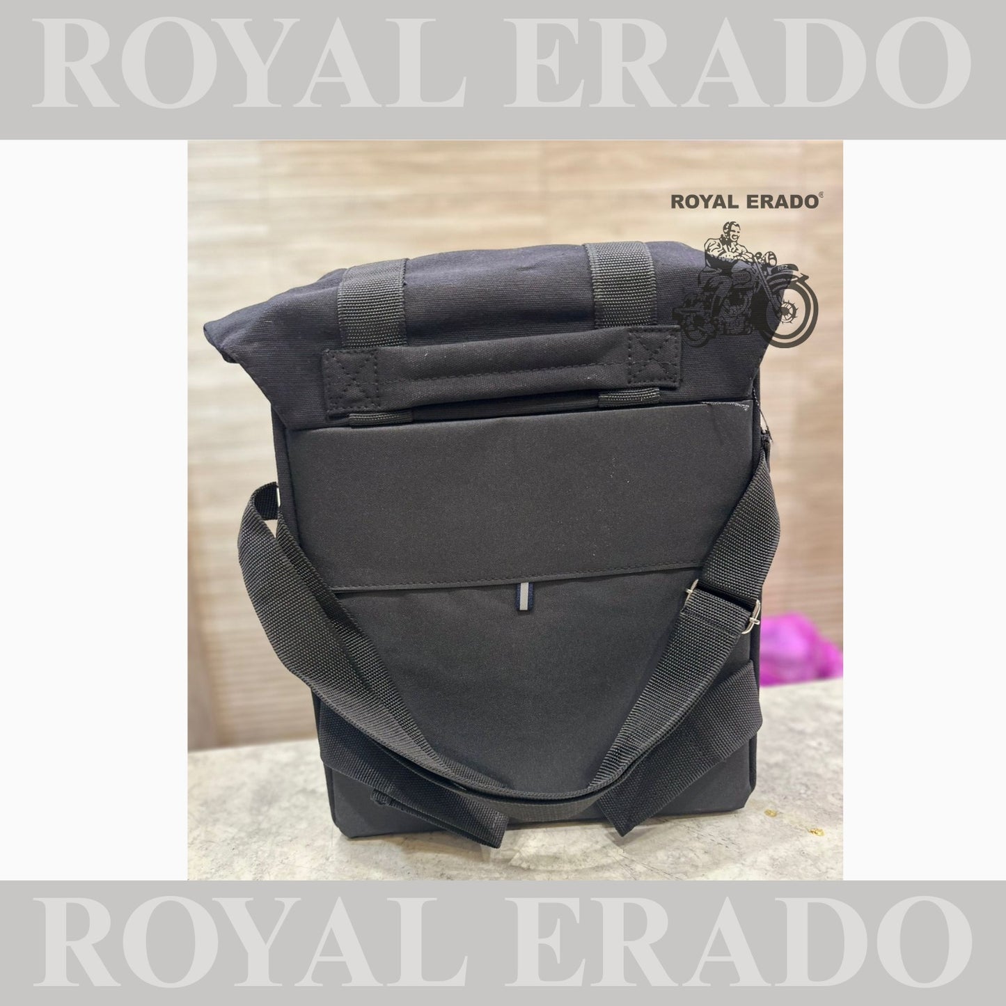 Royal Enfield side saddle stays canvas bag one peace