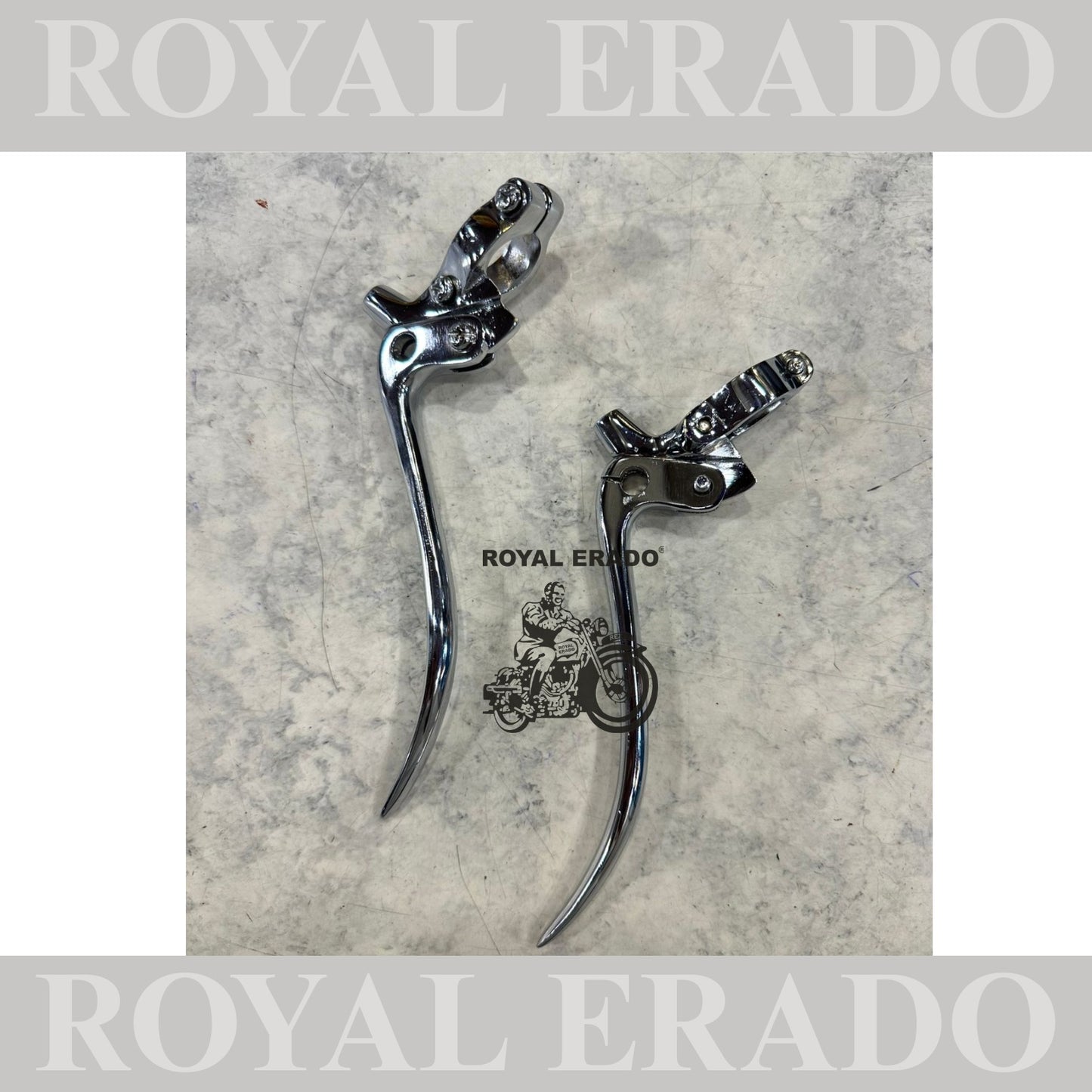 Brass chromed vintage style 1962 model g2 Standard universal clutch break lever for 7/8" handle bar Royal Enfield bsa etc ( fit to non- disc bike )