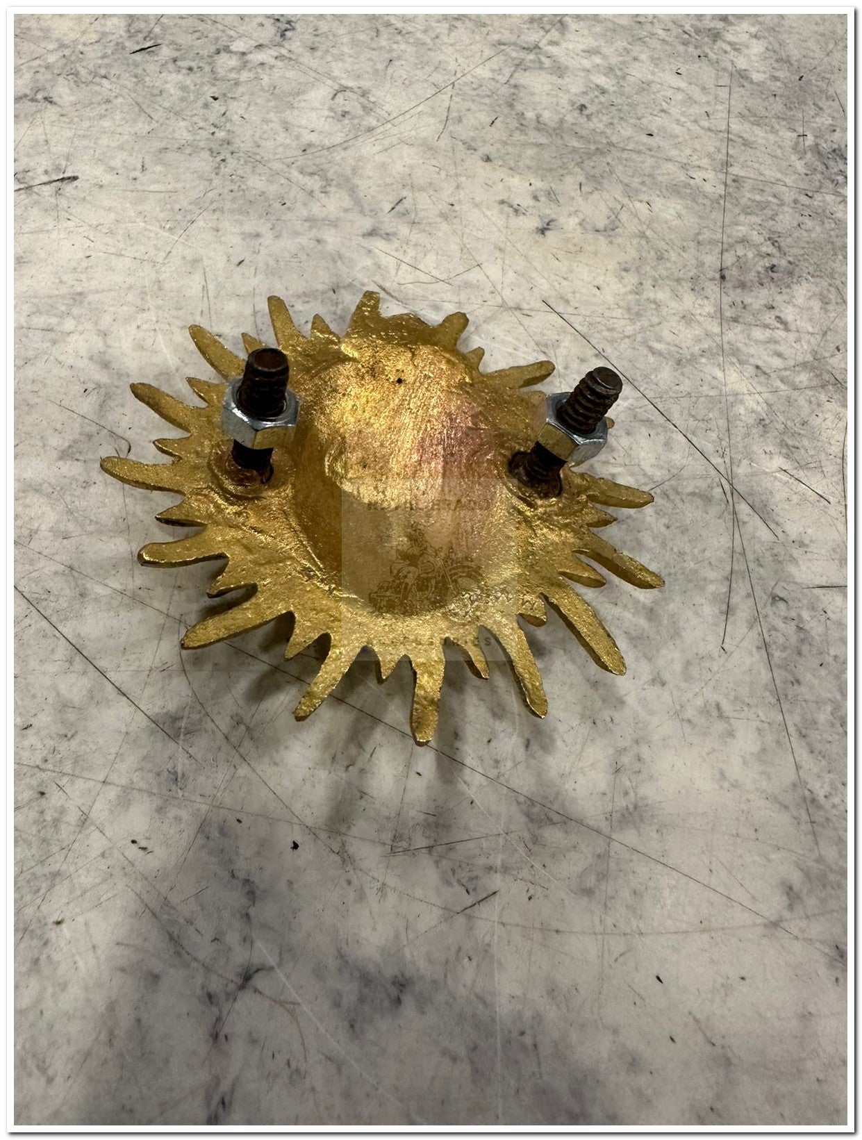 Brass sun logo for royal enfield classic electra standard reborn battalion hunter 350 super meteor 650 meteor 350 Jawa avenger