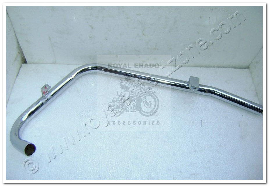 Royal enfield left and right side L -type bend pipe for double boar head silencer for old model bullet 350 standard ci engine cast iron engine