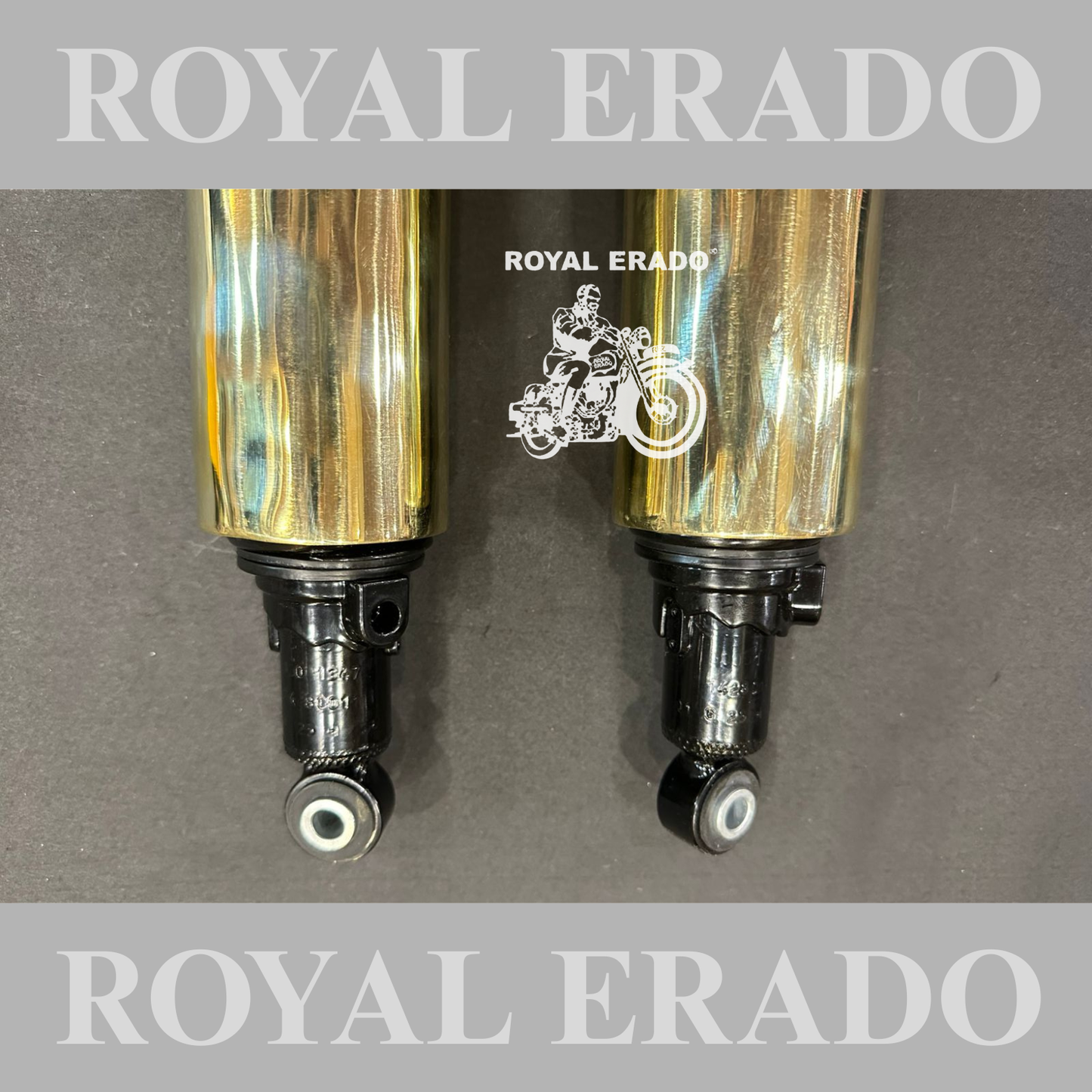 Royal Enfield vintage g2 1962 old model style shocker with brass cover for Standard 350 Bullet Electra.