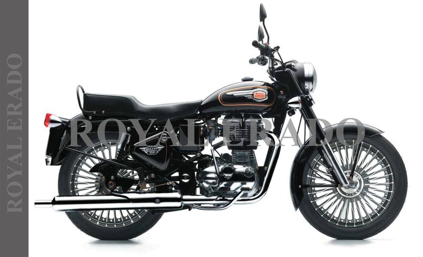 30 Spokes Alloy Wheel for STANDARD ABS Royal-Enfield Bullet X 350CC, Electra, Thunderbird 2010 model