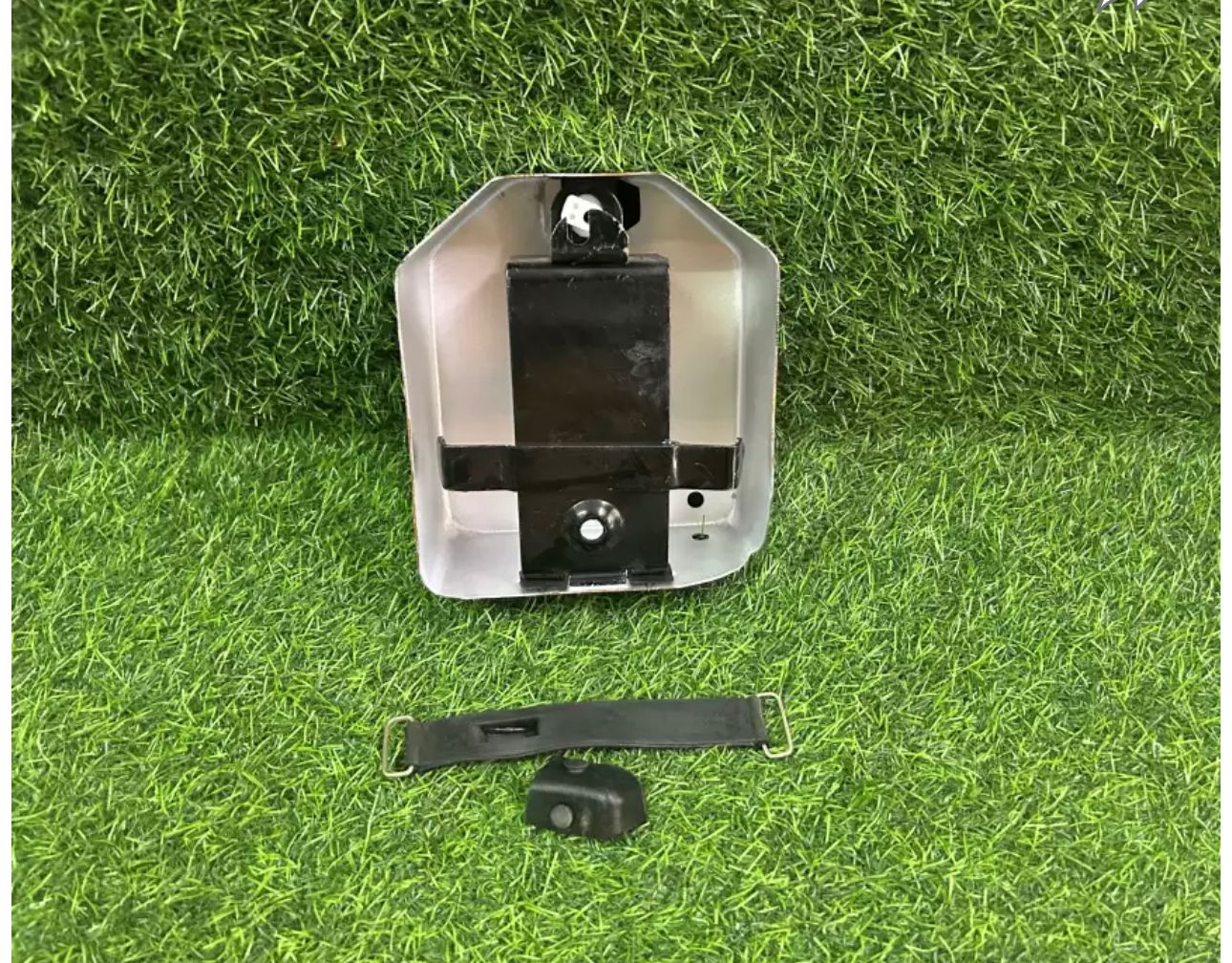 BATTERY BOX COMPLETE CHROME 5AMP 12 VOLT ROYAL ENFIELD OLD ELECTRA STANDARD