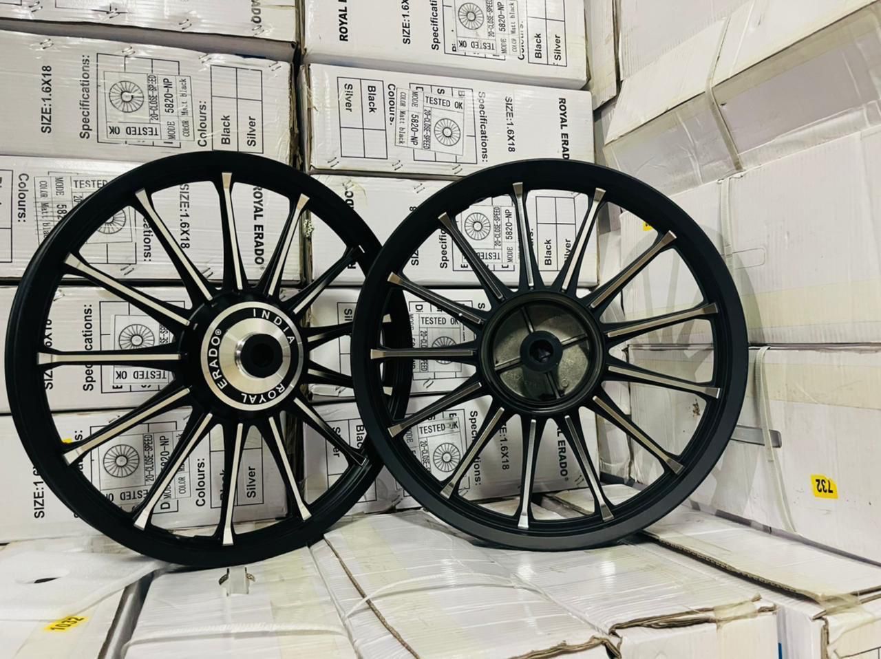 13 Spokes alloy wheel for thunderbird and classic double disc