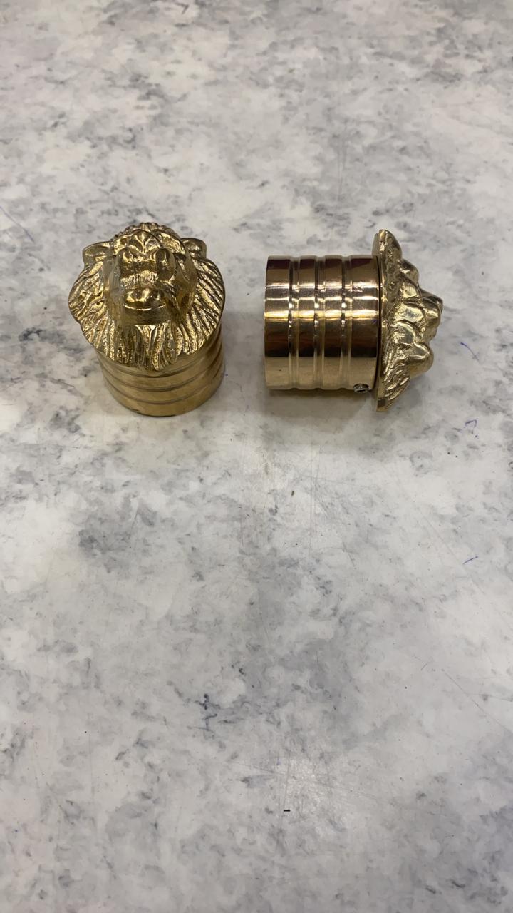 brand new brass handle weight lion face for classic , electra , standard old model