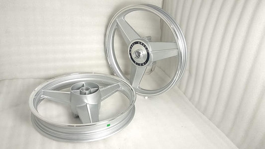 DIAMOND MERCEDES SILVER Alloy Wheel set for classic single disc