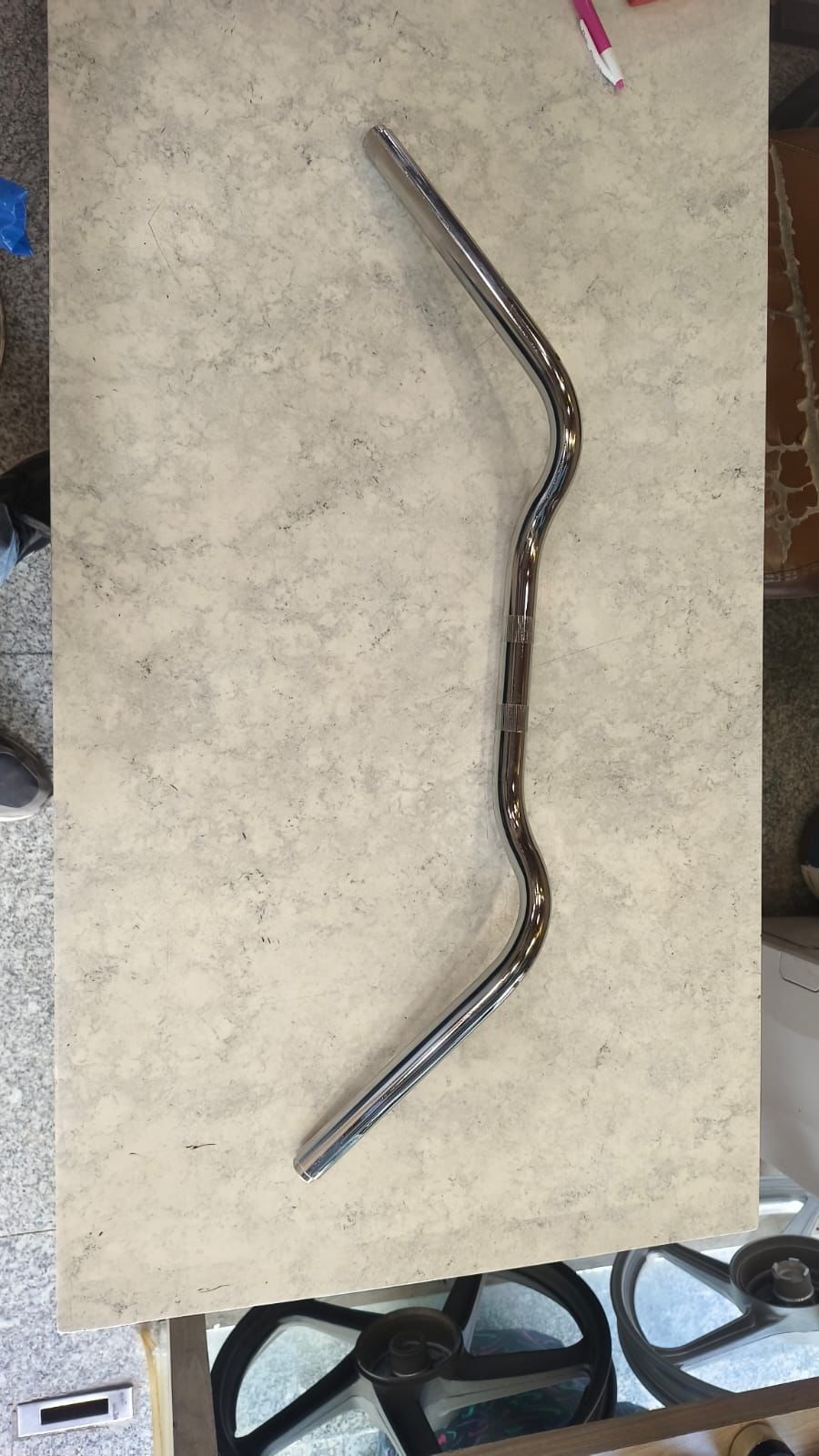 vintage kabir singh g2 handle bar Compatible With Royal Enfield Old Model Bullet
