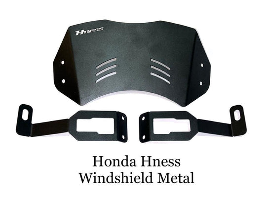 honda hness windshield visor in metal
