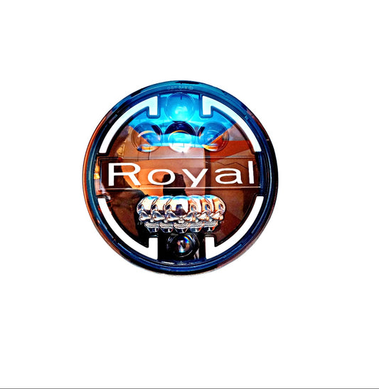 7" ROYAL SKULL head light for royal enfield classic , electra , standard