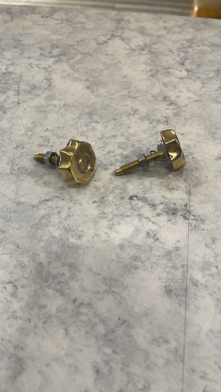 Brass tool box flower nut for vintage royal enfield old standard and electra g2