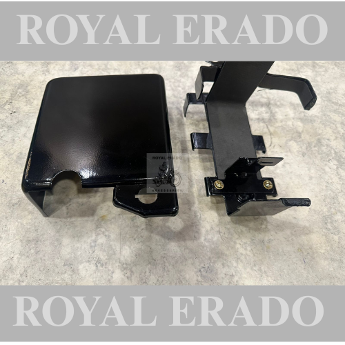 Royal enfield classic electra standard uce efi model battery cover black with stand