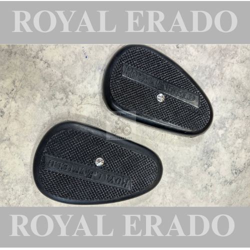 Royal enfield rubber knee pad with bolts for vintage g2 1962 old model bullet 350 standard