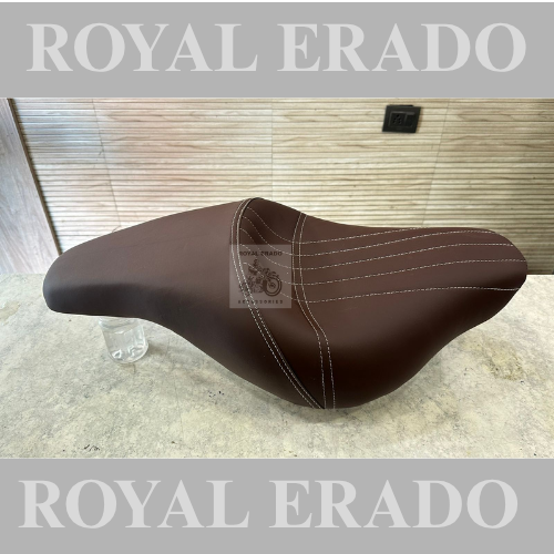 Bobber chopper style brown seat for Royal enfield vintage g2 1962 old model bullet 350 ,classic electra standard reborn battalion
