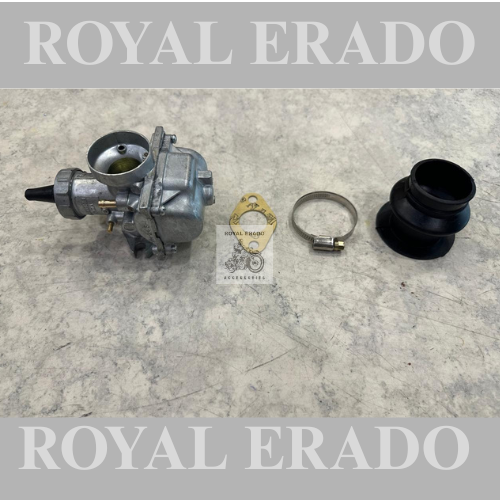 Royal Enfield vintage g2 1962 old model bullet 350 standard electra cast iron engine ci engine mikcarb carburettor  with rubber , clamp and packing
