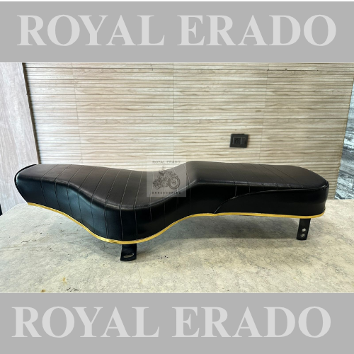 Royal enfield vintage g2 1962 old model bullet 350 standard electra and classic  with golden beading and brass buckle