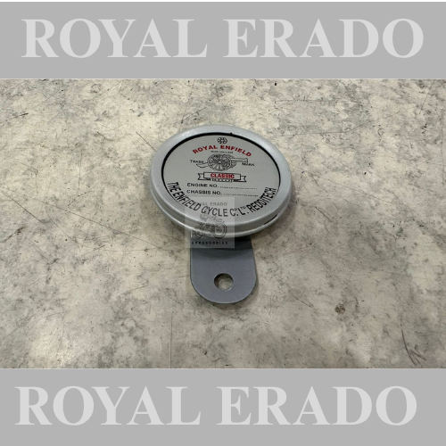 Vintage Tax Token Holder Royal Enfield Vintage G2 1962 Old Model Bullet 350 ,Classic Electra Standard Reborn Battalion Hunter 350 Meteor 350 Super Meteor 350 Jawa