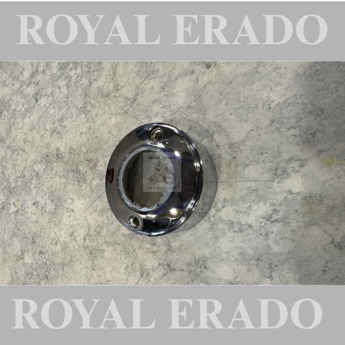 Royal Enfield Brass Old Model Vintage G2 1962 Bullet 350 Point Cover With Glass Delco Cap With Glass In Chrome Which Show The Spark Inside The Bike