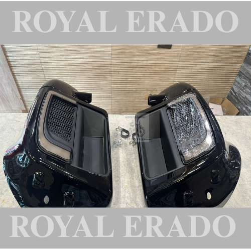 Harley Davidson super meteor 660 sm 650 meteor 350 lower fairing for leg guard with indicator and parking light and speaker slot fit to harley 883 harley street 750 harley fat boy harley rod street glide  Avenger Jawa