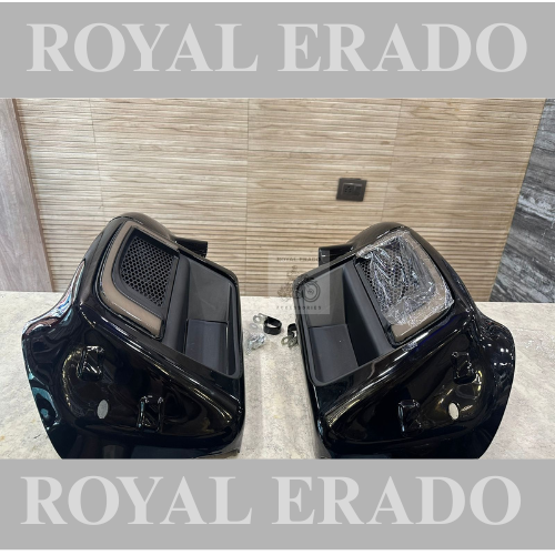 Harley Davidson super meteor 660 sm 650 meteor 350 lower fairing for leg guard with indicator and parking light and speaker slot fit to harley 883 harley street 750 harley fat boy harley rod street glide  Avenger Jawa