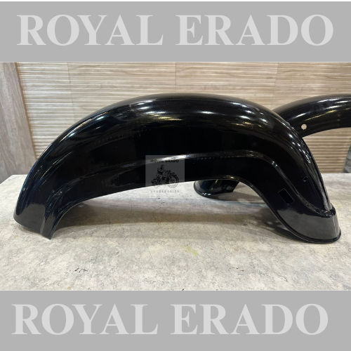 Royal enfield old model standard 350 mudguard in black front and rear set bs-3 bs-4