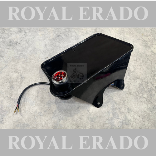 Royal Enfield Vintage G2 1962 Old Model Bullet Standard Number Plate Assembly