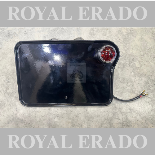 Royal Enfield Vintage G2 1962 Old Model Bullet Standard Number Plate Assembly