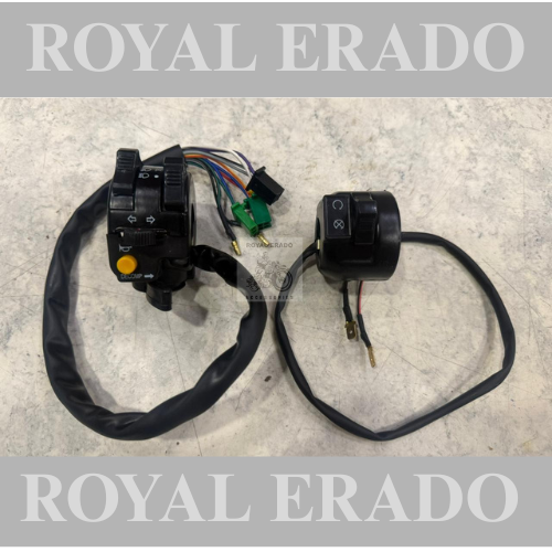 Royal enfield standard electra left and right ( LH , RH )handle bar switch for standard electra classic ( indicator , decompressor , horn and dipper switch engine on off switch )