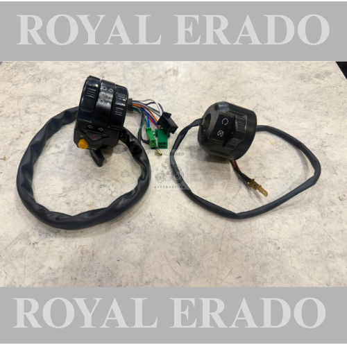 Royal enfield standard electra left and right ( LH , RH )handle bar switch for standard electra classic ( indicator , decompressor , horn and dipper switch engine on off switch )