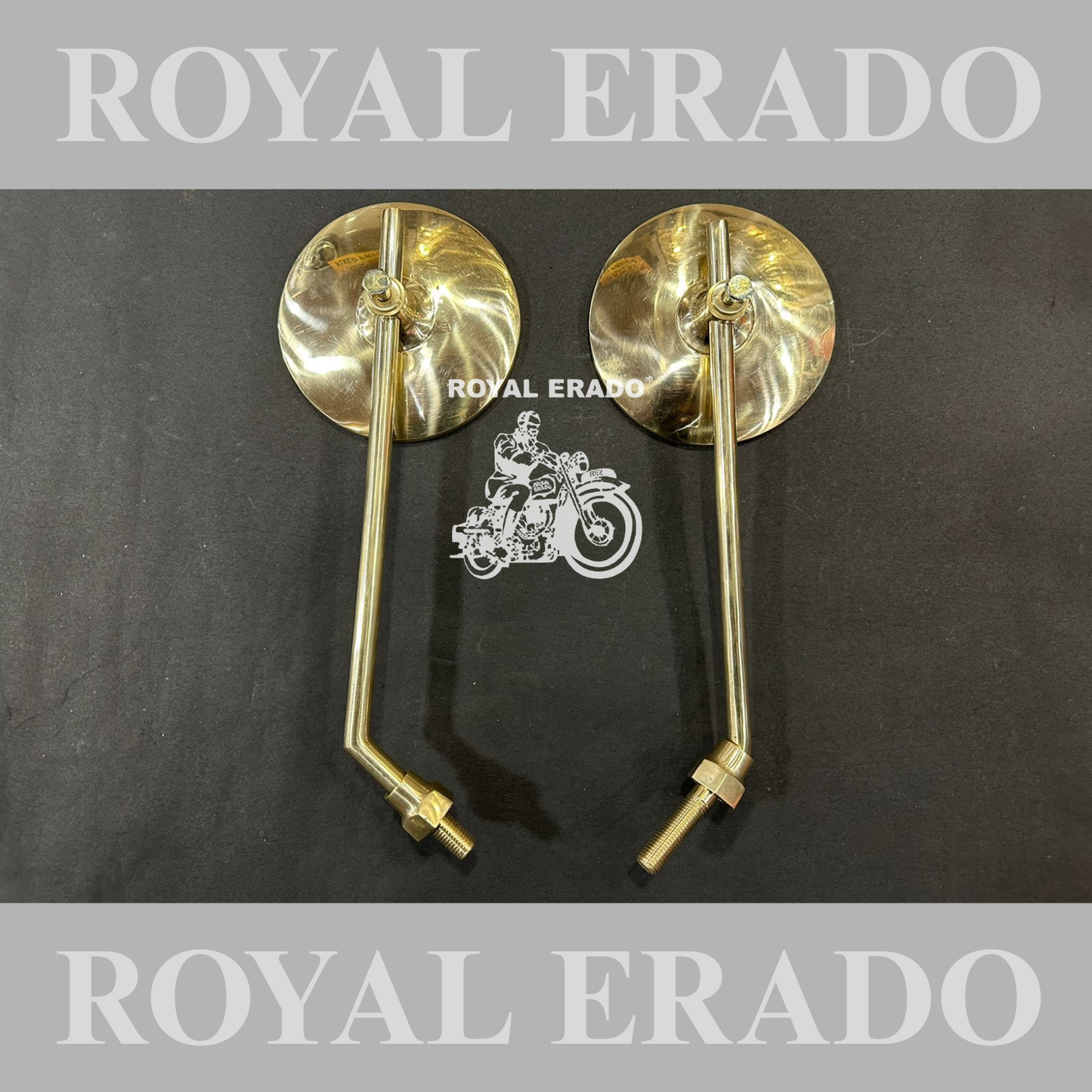 Royal Enfield brass mirror for Reborn Classic Electra Battalion Standard.