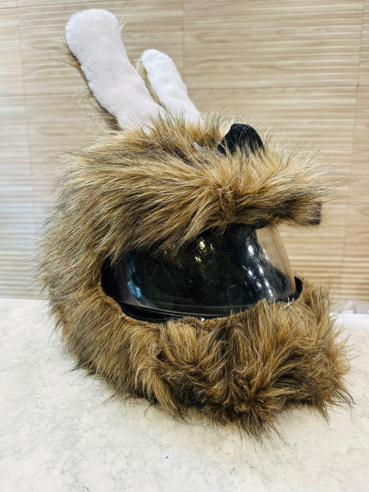 Bunny Helmet Cover for Motorcycle Full  SIZDE Helmet