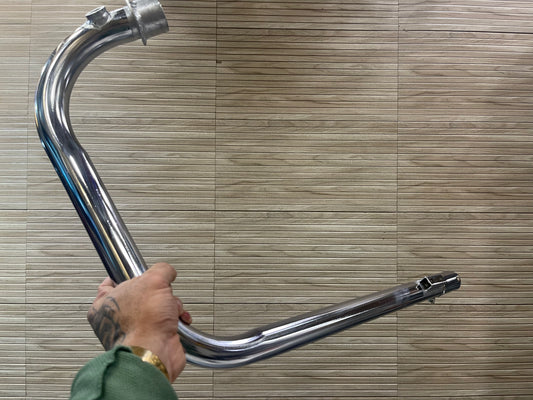 For Royal Enfield Reborn / meteor free flow empty bend pipe