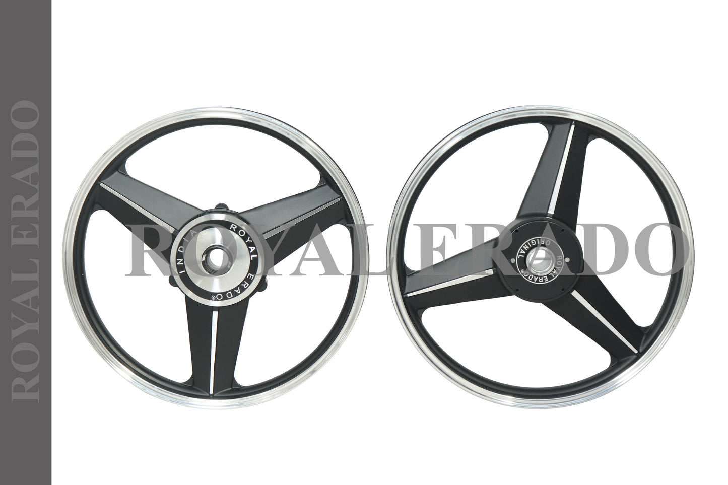 DIAMOND MERCEDES BLACK  Alloy Wheel set for classic single disc