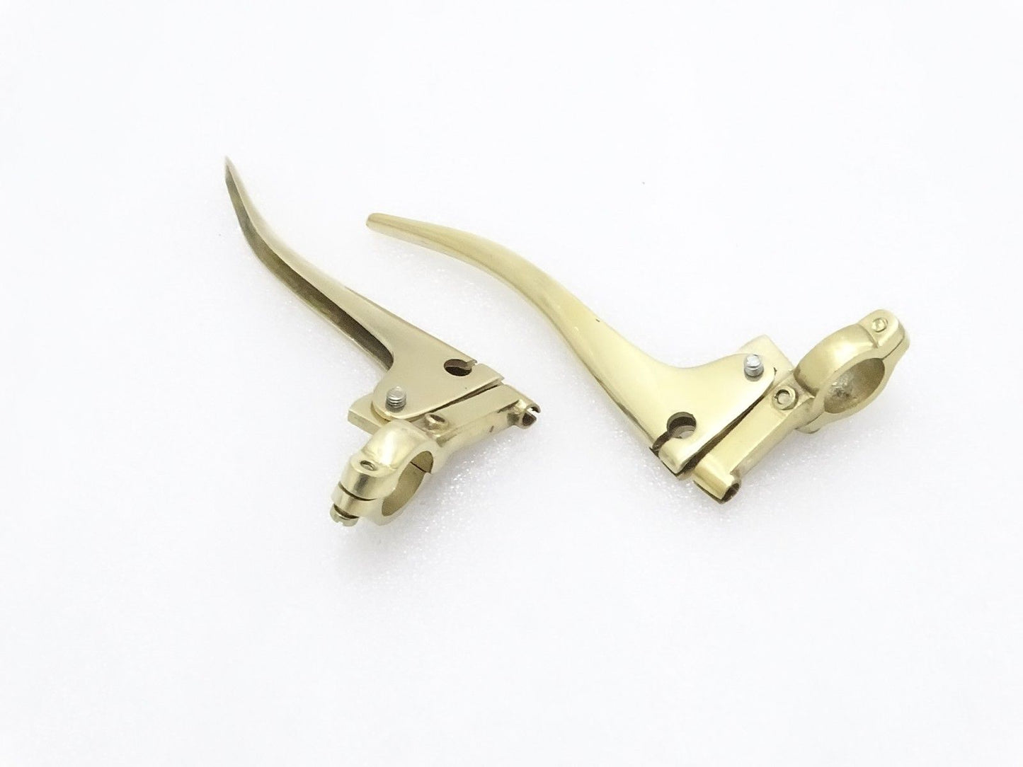 BRASS VINTAGE 62 MODEL STYLE UNIVERSAL CLUTCH & BREAK LEVER FOR ROYAL ENFIELD STANDARD WITHOUT DISC MODEL