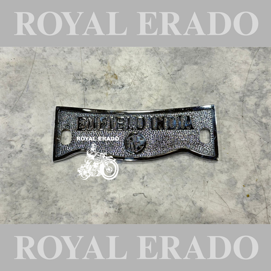 Royal Enfield old model vintage g2 Standard bullet 1962 Kabir Singh style crown plate in chrome.