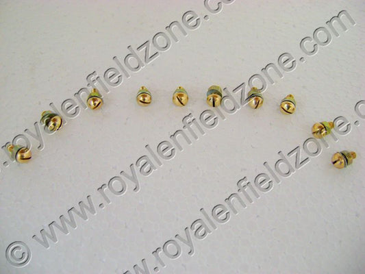 ROYAL ENFIELD ELECTRA STANDARD BEFORE 2010 MODEL 10 BRASS MUDGUARD SCREW